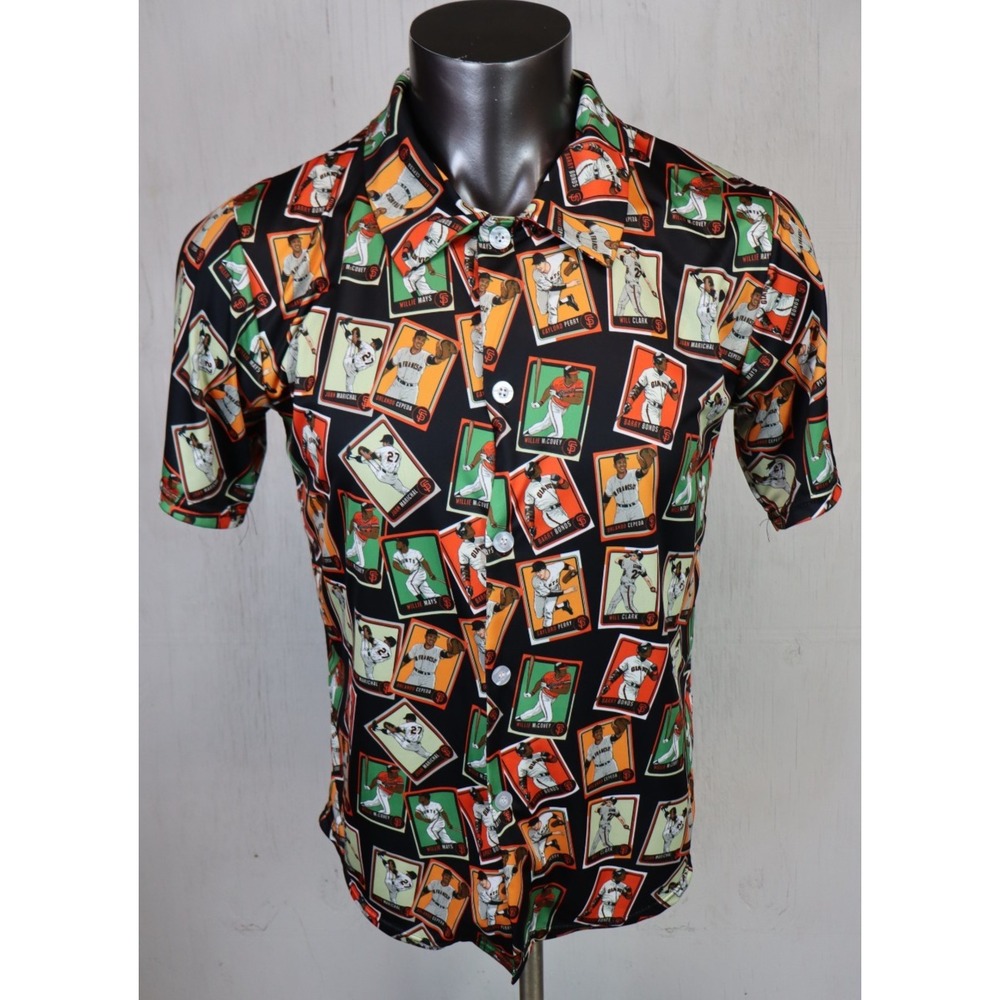 Mens‎ San Francisco Giants Hawaiian Shirt Aloha Legends Size M - Worn 1 Time